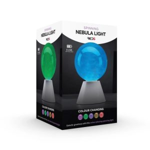 Colour Changing Spinning Nebula Light